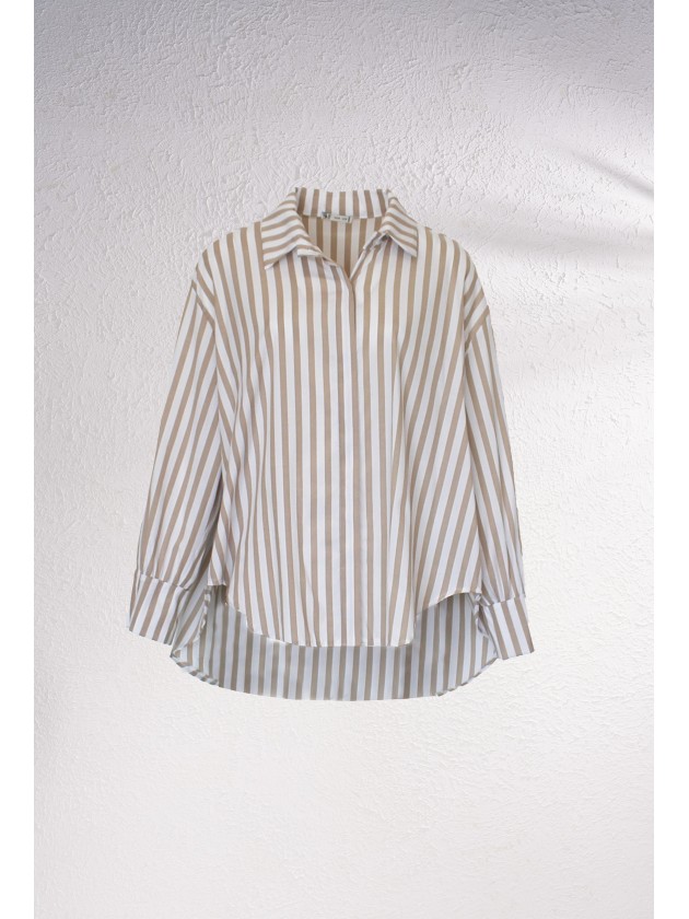 Camisa oversize s riscas