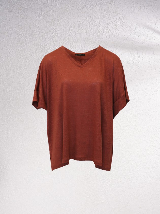 Short sleeve sweater