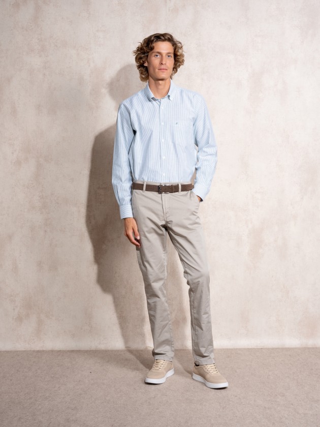 Skinny fit chino pants