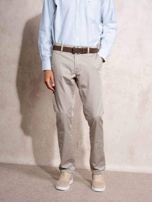 Skinny fit chino pants