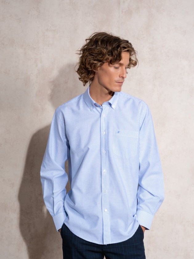 Chemise raye