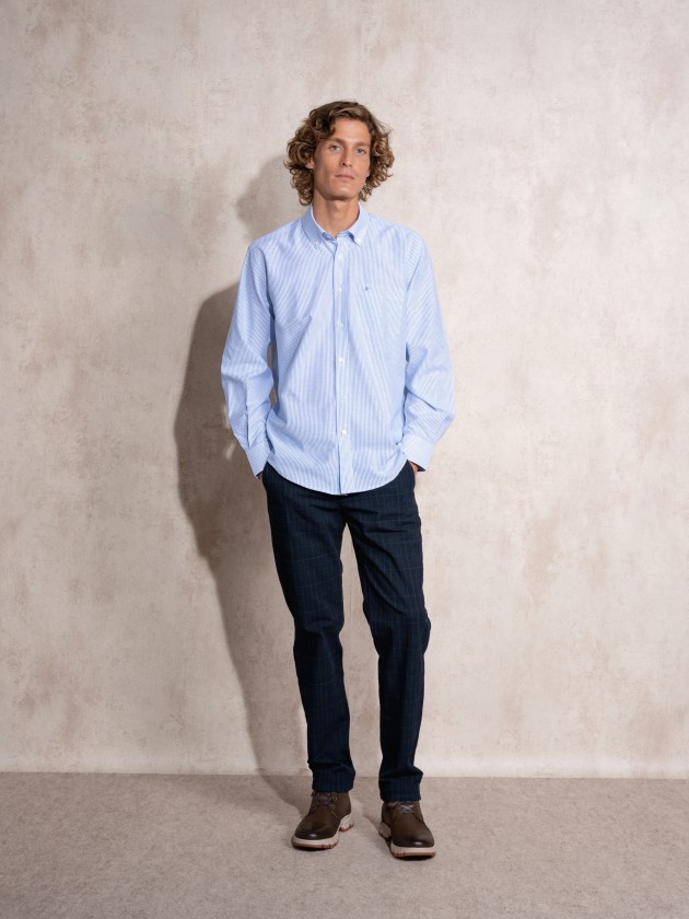 Chemise raye