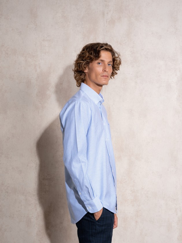 Chemise raye