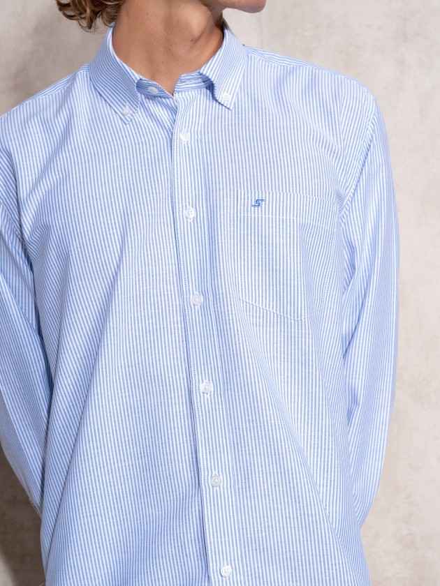 Chemise raye