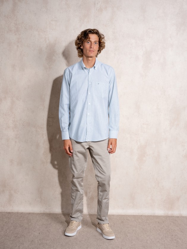 Chemise raye
