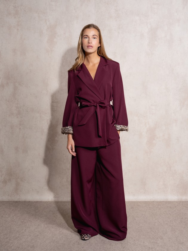 Blazer with belt