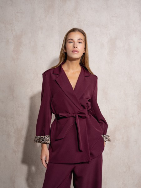 Blazer with belt