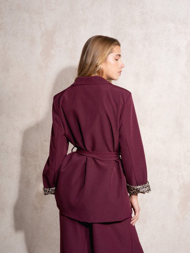 Blazer with belt