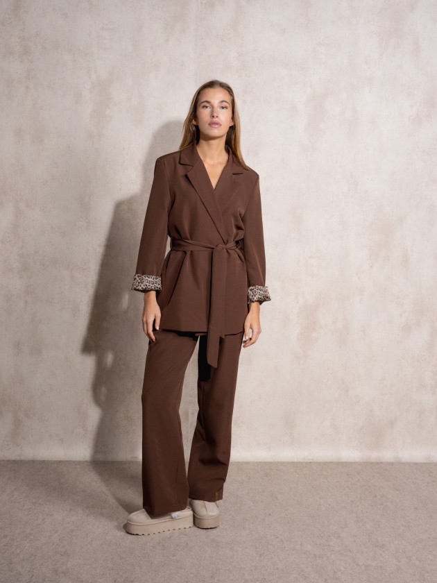 Blazer with belt