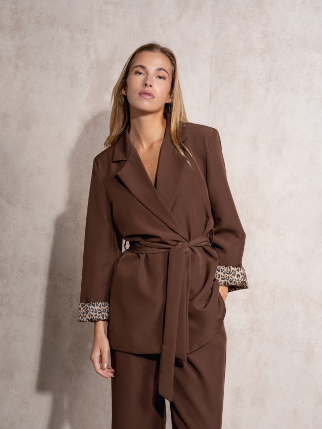 Blazer with belt