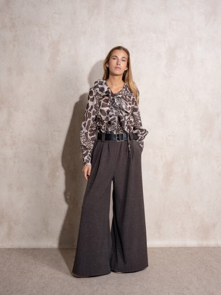Pantalon vas avec ceinture