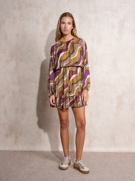 Robe courte imprime