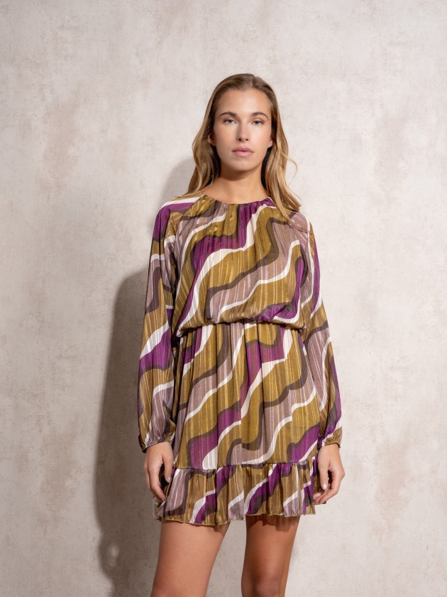 Short printed dress