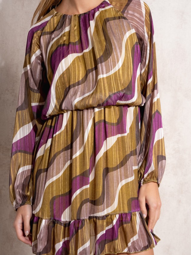 Short printed dress