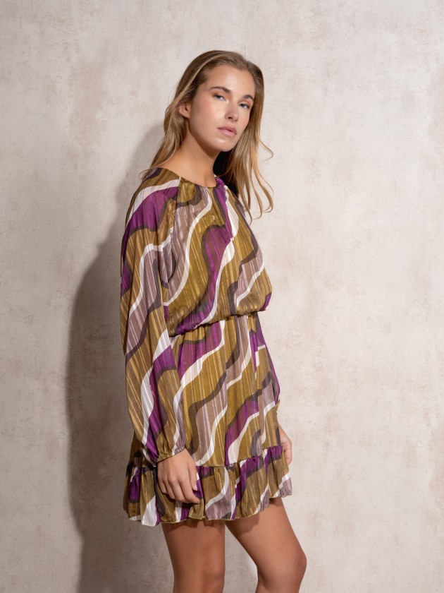 Short printed dress