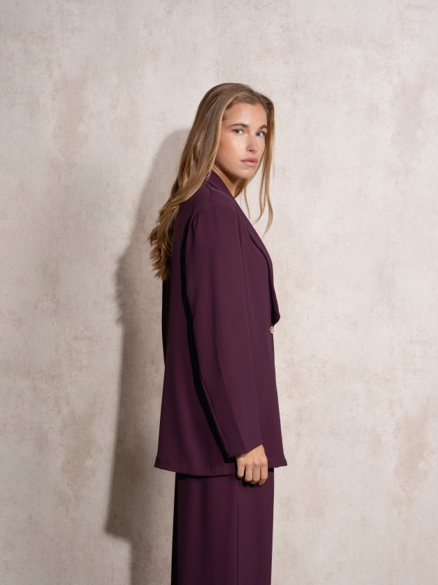 Flowing blazer with lapel
