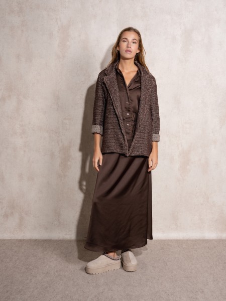 Blazer effet tweed