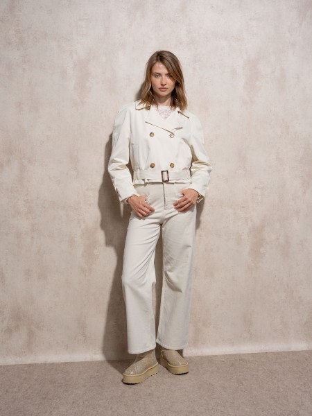 Short trench coat