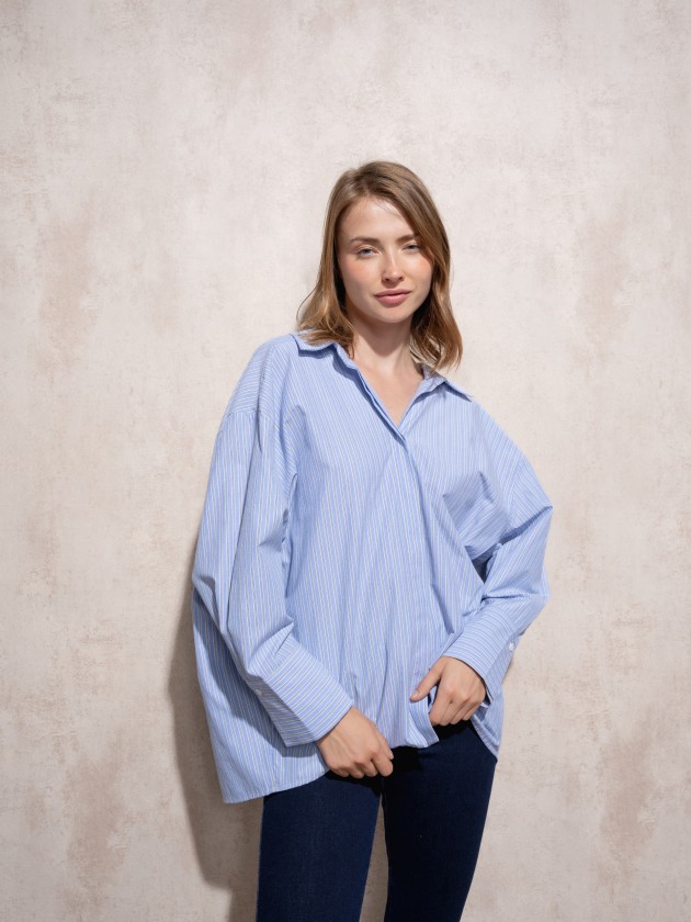Chemise oversize  rayures