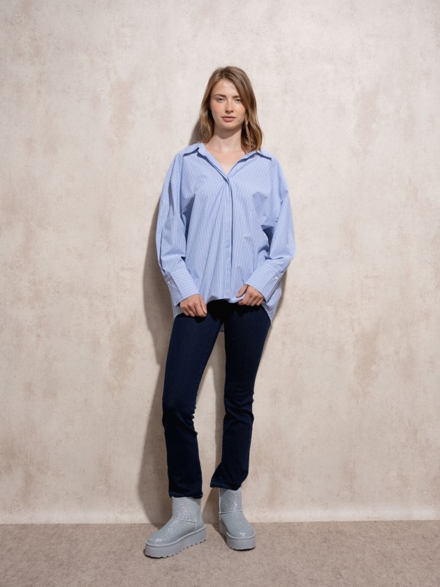 Chemise oversize  rayures