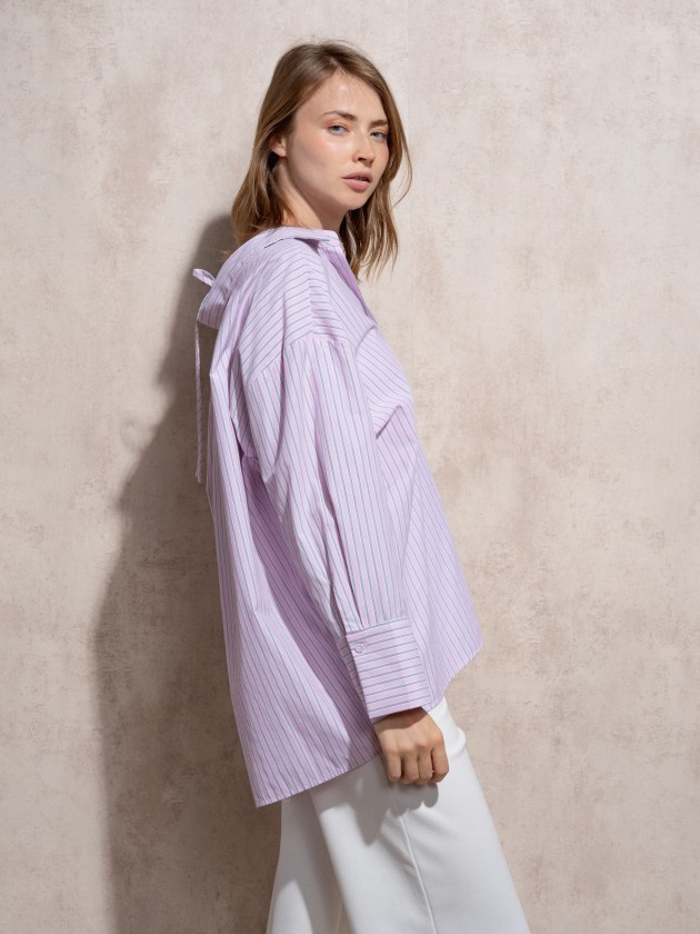 Chemise oversize  rayures