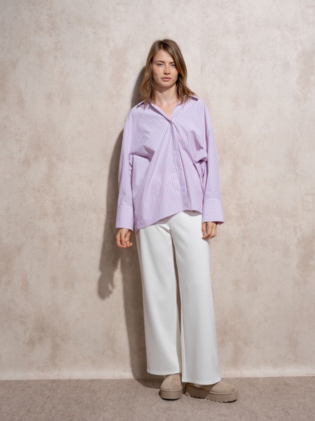 Chemise oversize  rayures