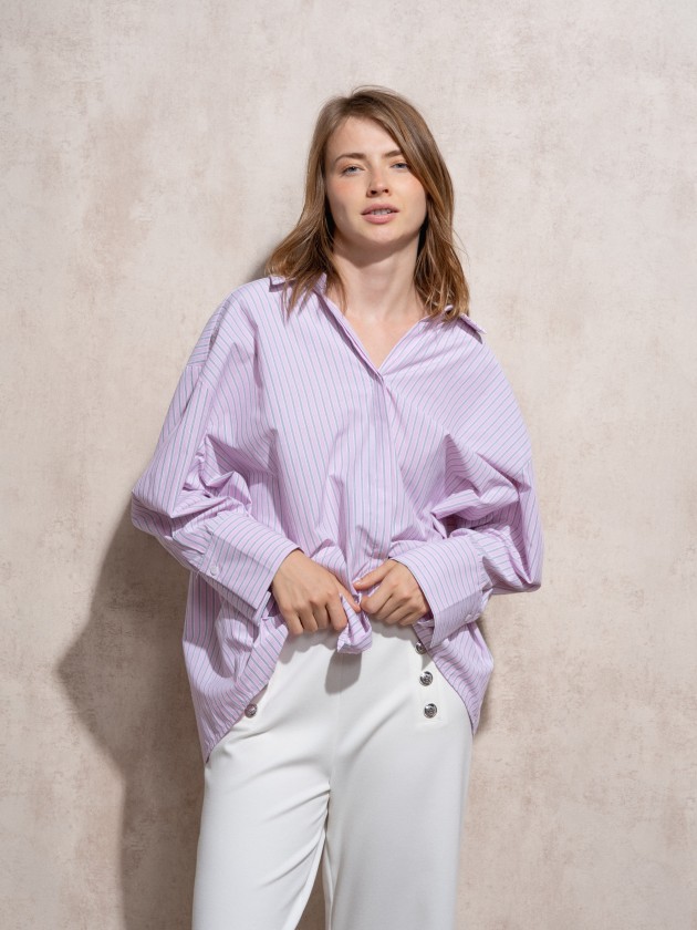 Chemise oversize  rayures
