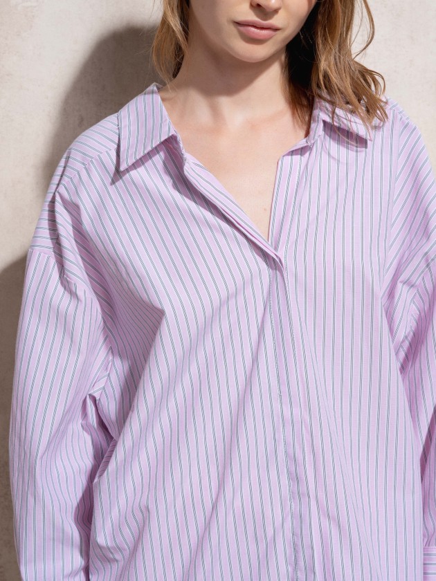 Chemise oversize  rayures