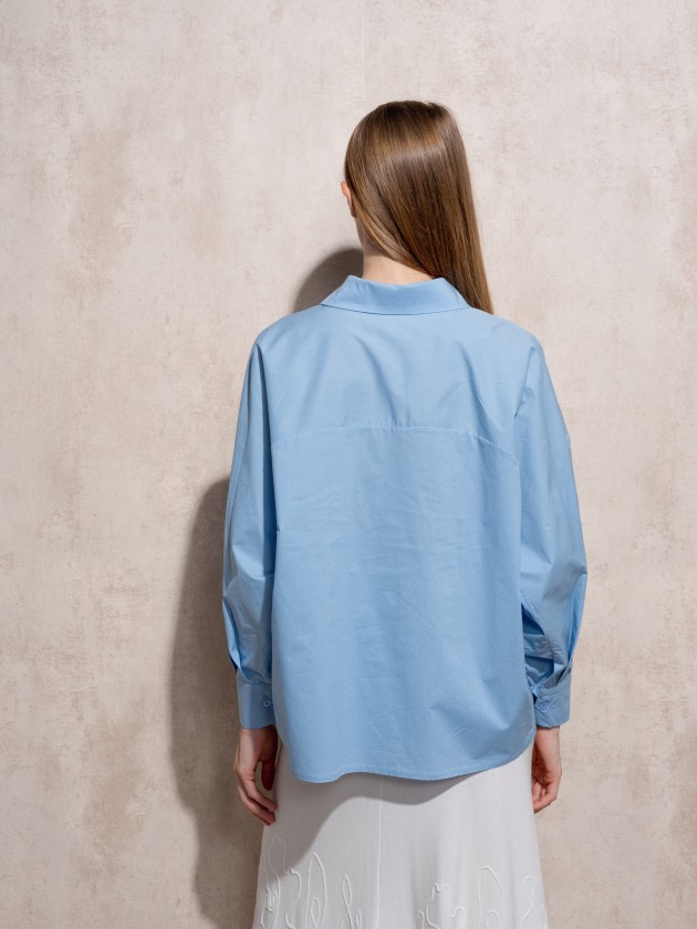 Camisa de algodo oversize