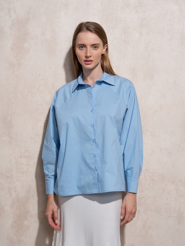 Camisa de algodo oversize