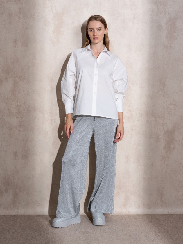 Camisa de algodo oversize
