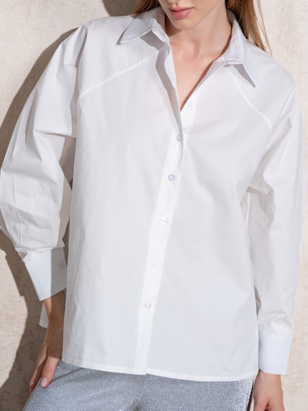 Camisa de algodo oversize