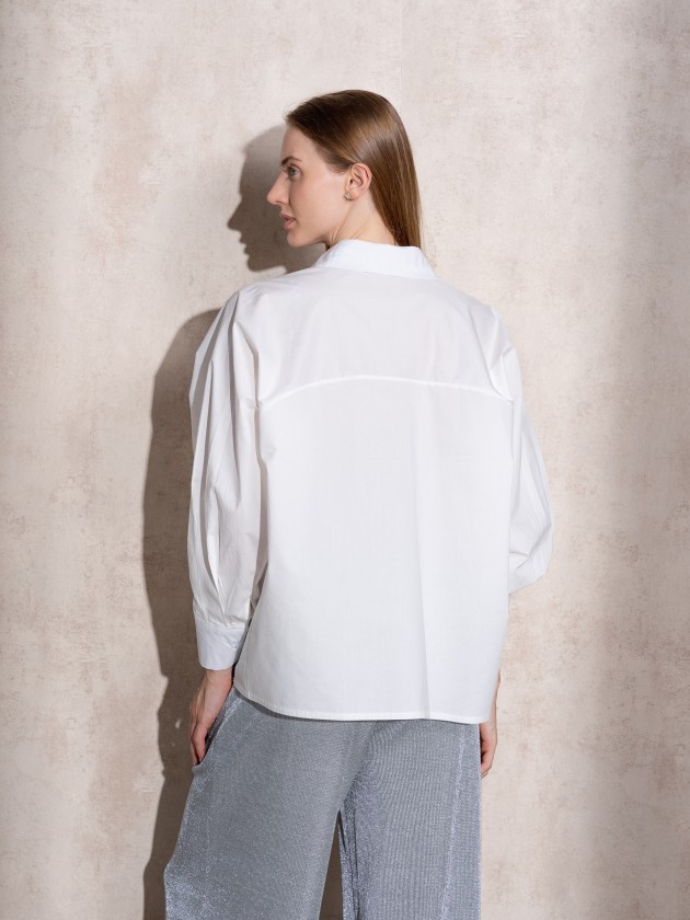 Camisa de algodo oversize