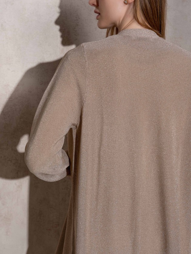 Manteau ceintur mtallis