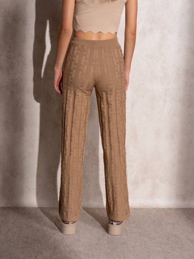 Calas de malha jacquard