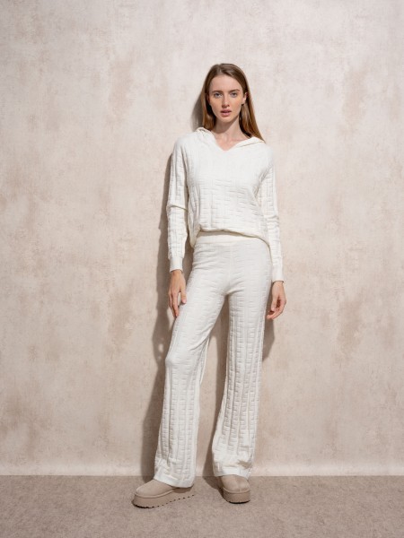 Calas de malha jacquard