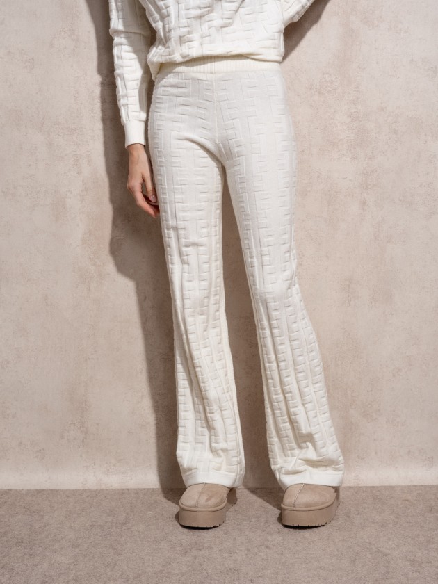 Calas de malha jacquard