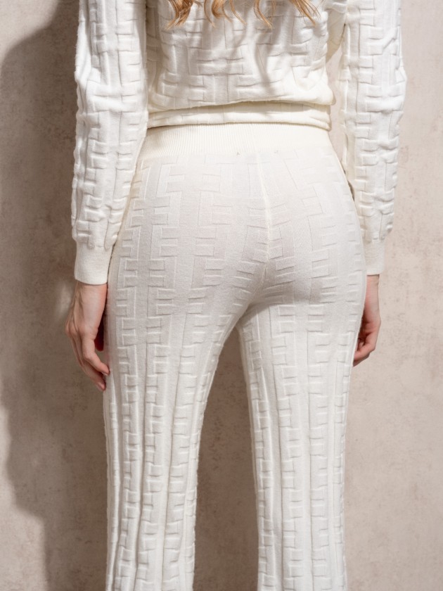 Calas de malha jacquard