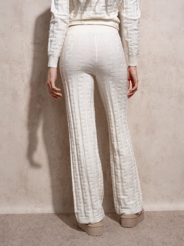 Calas de malha jacquard