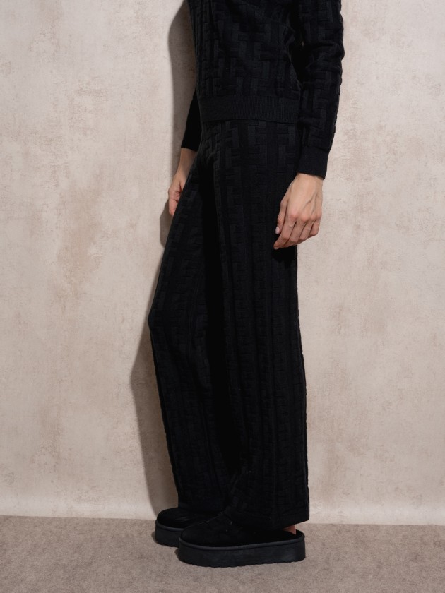 Calas de malha jacquard