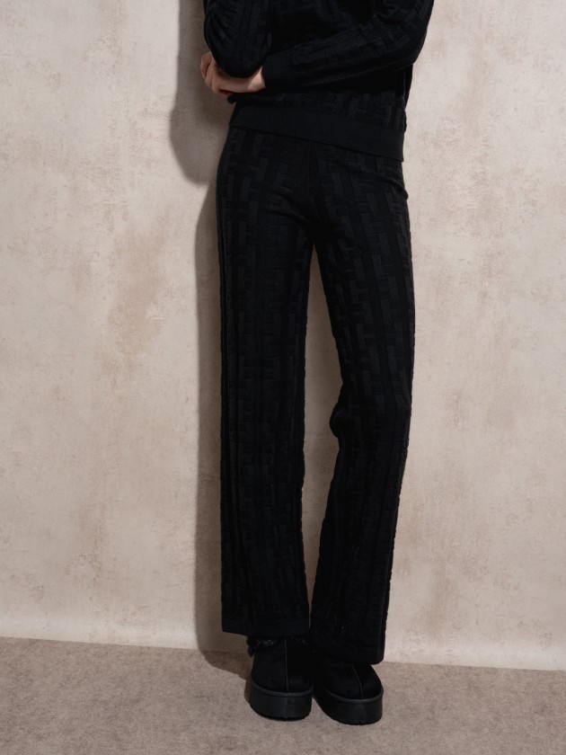 Calas de malha jacquard
