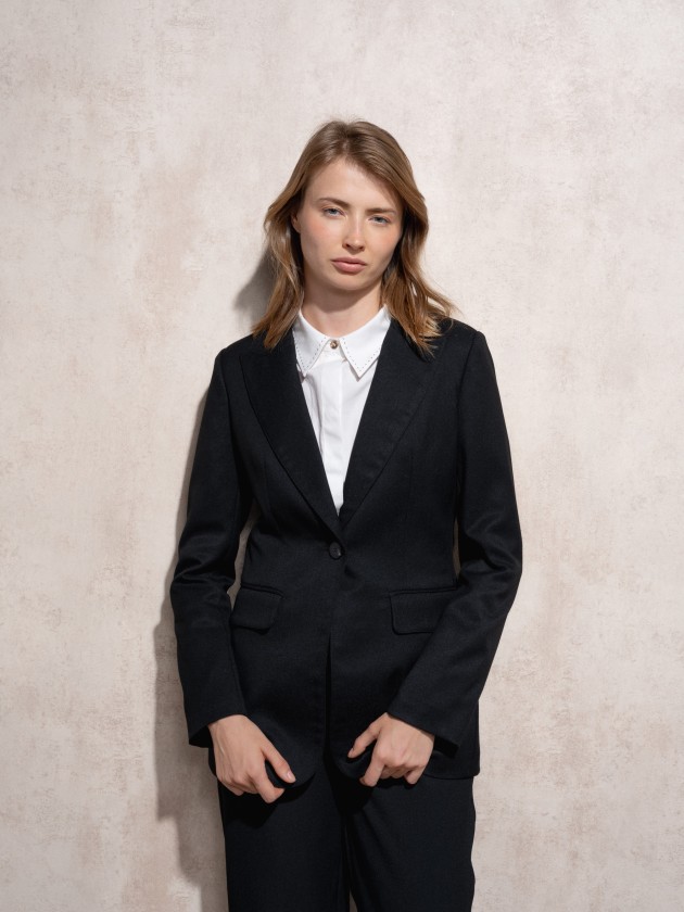 Blazer with lapel