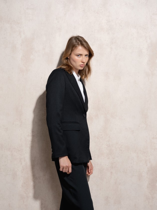 Blazer with lapel