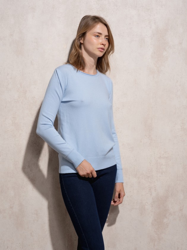 Camisola de malha com pormenor de lurex