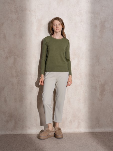 Camisola de malha com pormenor de lurex