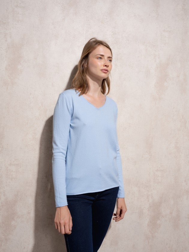 Camisola de malha bsica
