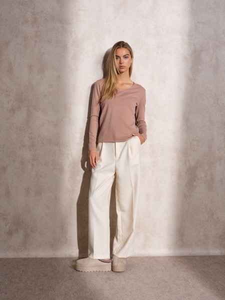 Camisola de malha bsica