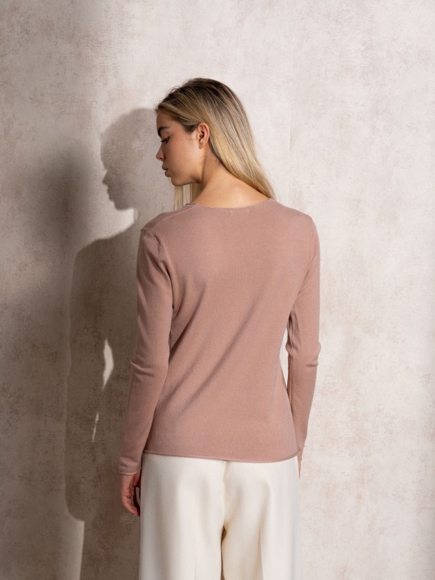 Camisola de malha bsica