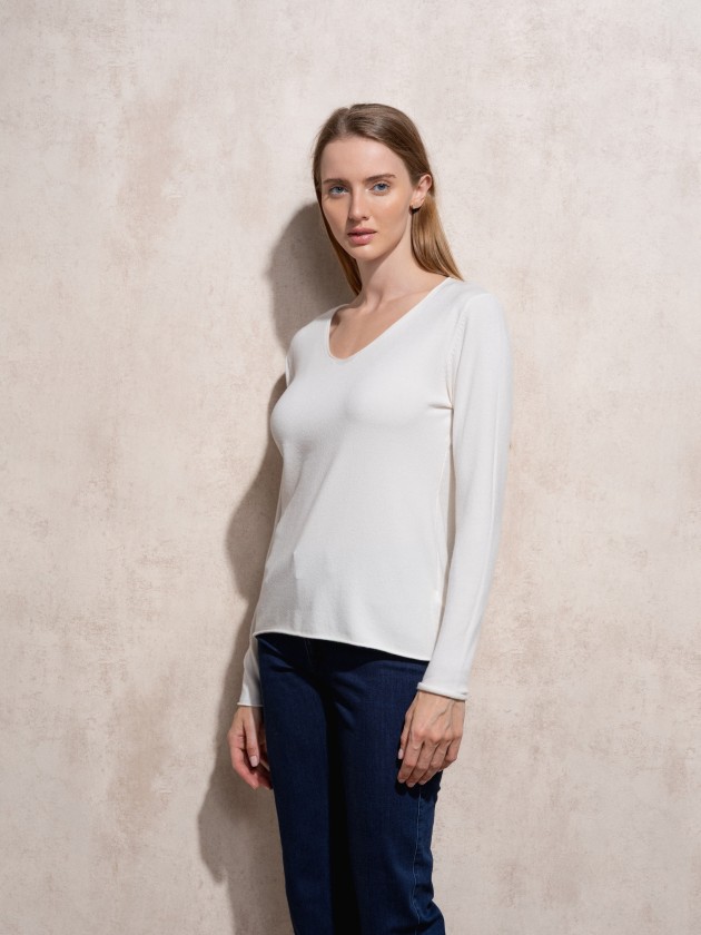 Camisola de malha bsica
