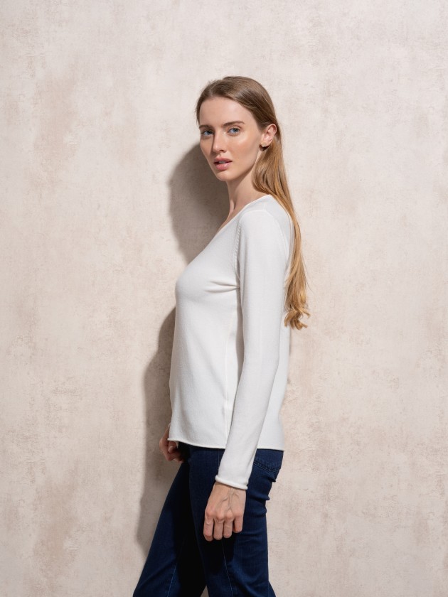Camisola de malha bsica